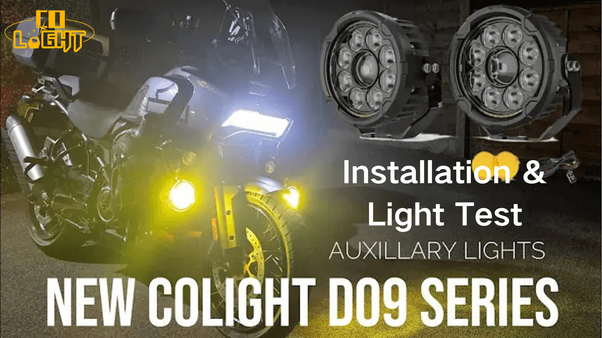 Review of the Colight D09 Series: Installation & Light Test — Harley Davidson Pan America 1250