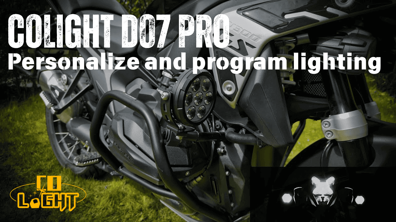 Personalize and program the Colight D07 Pro lights on your BMW