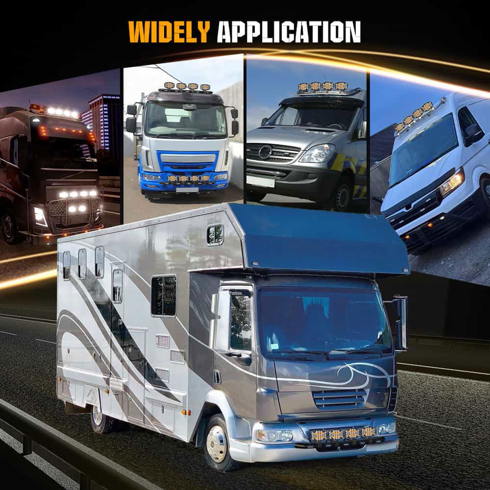 COLIGHT 10 Inch Auxiliary Spot Beam LED Work Light With Amber DRL(Single)