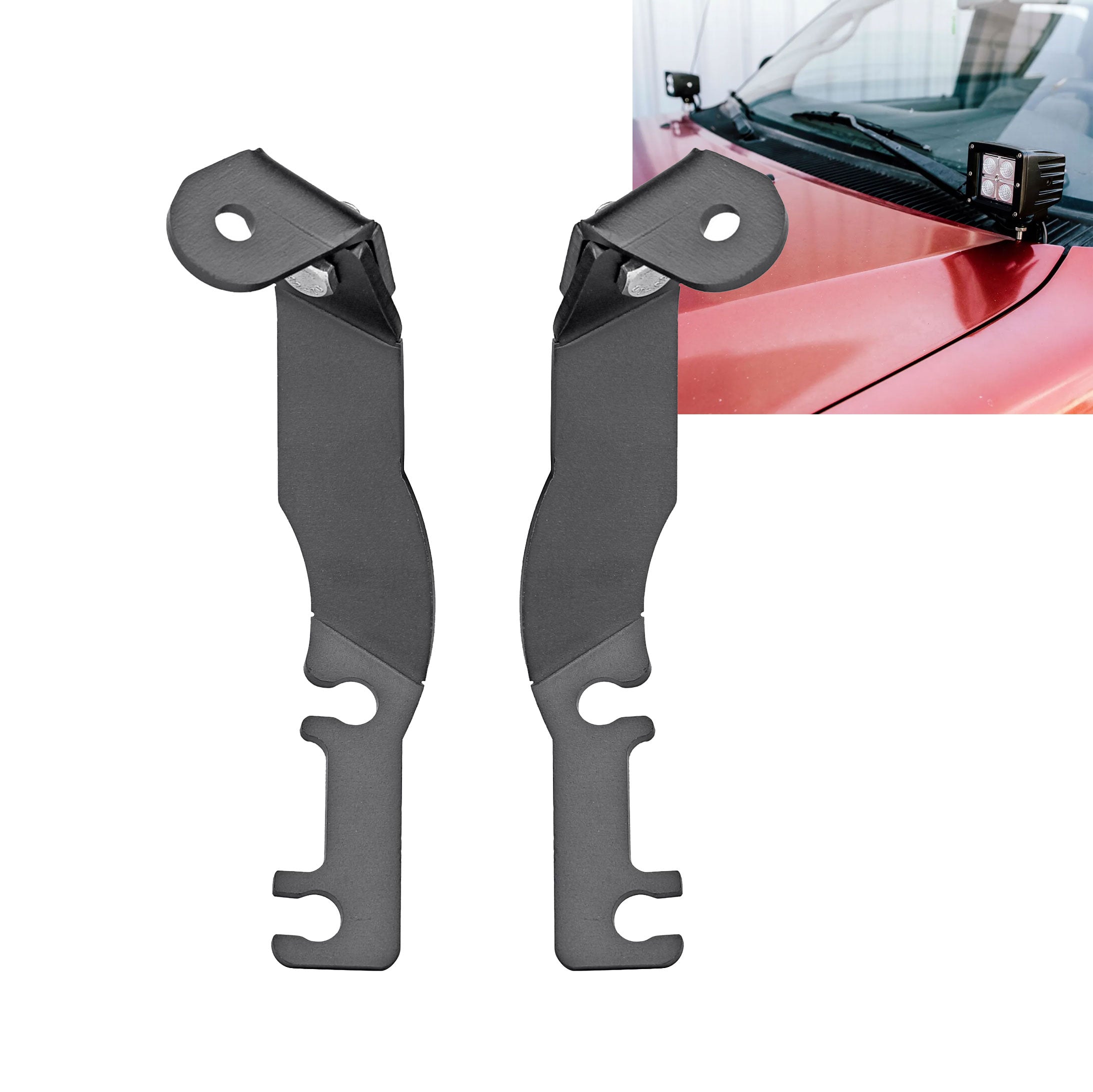 Supports de montage pour feux de gouttière de capot Toyota Tacoma 1995-2004