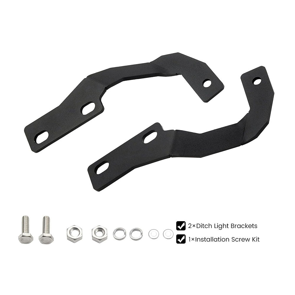 Soportes de montaje de luz de zanja del capó de Toyota 4Runner 2010-2023