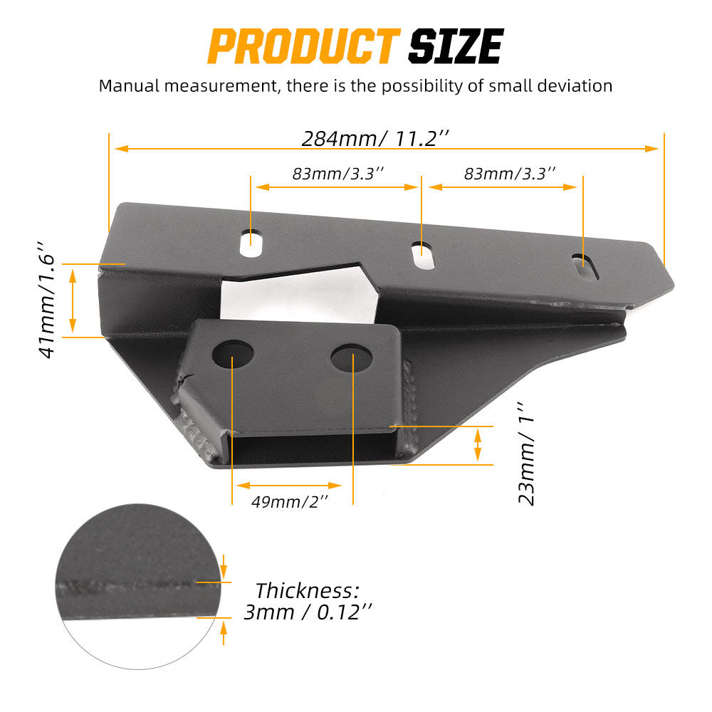 2021-2022 Ford Bronco Front Bumper Fog Lights Mounting Brackets