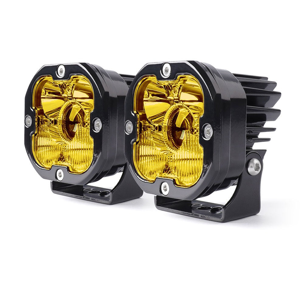 3 Zoll LA5 Serie Gelbe Kombi-Strahl LED-Licht-Pods (Set/2 Stück)