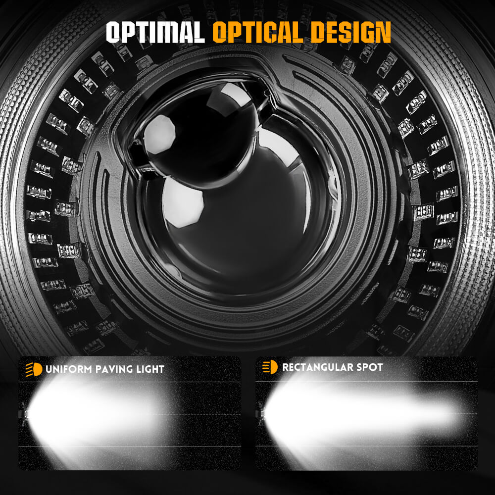 5.75inch M8X Series Round Sealed Beam Headlight Middle Projector