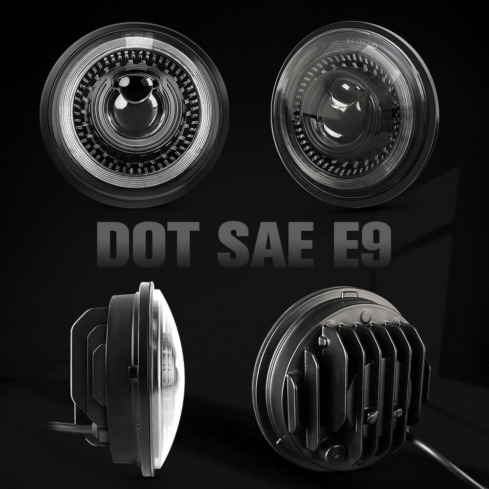 5.75inch M8X Series Round Sealed Beam Headlight Showcase