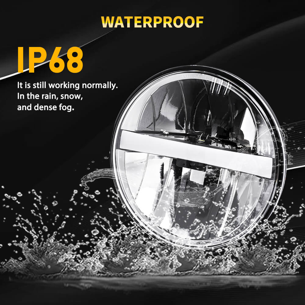 Faros redondos de 5.75 pulgadas con luz diurna blanca