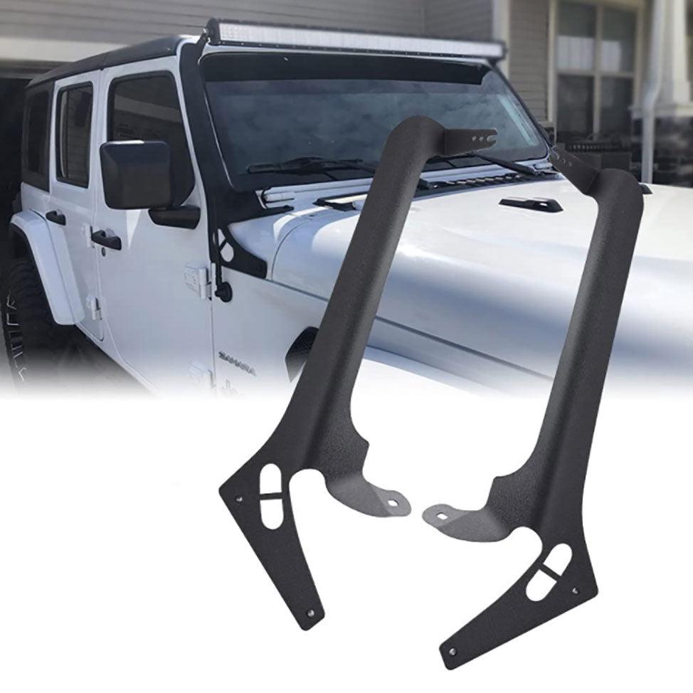 Supports de montage de toit pour barre lumineuse 50 pouces Jeep Wrangler JL 2018-2023