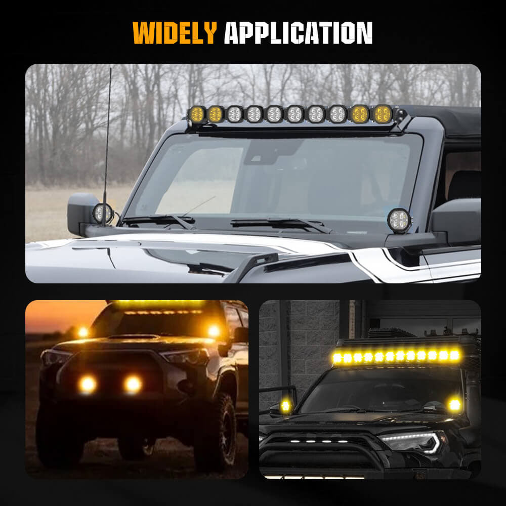 COLIGHT 50inch Mojave Series Linkable Light Bar With Yellow Backlight