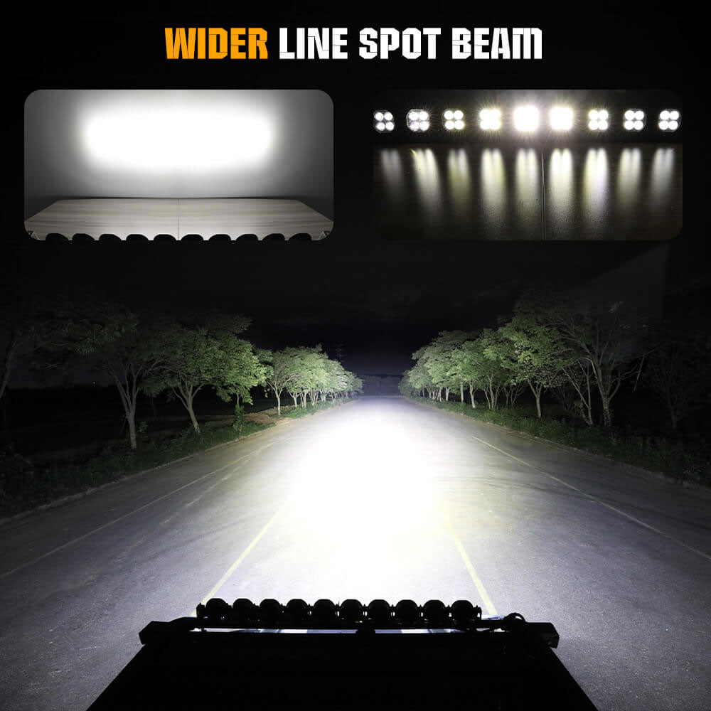 COLIGHT 42 Zoll Mojave Serie Verbindbare Lichtleiste mit gelber Hintergrundbeleuchtung
