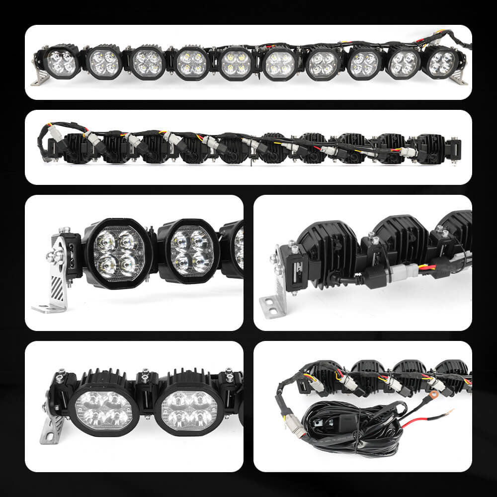 COLIGHT 50inch Mojave Series Linkable Light Bar With Yellow Backlight