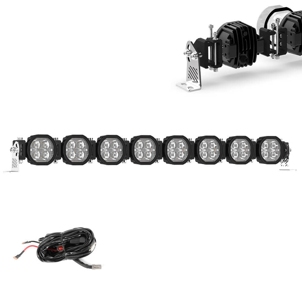 COLIGHT 34 Zoll Mojave Serie Verbindbare Lichtleiste mit gelber Hintergrundbeleuchtung