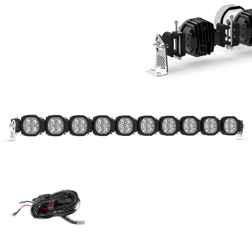 COLIGHT 42 Zoll Mojave Serie Verbindbare Lichtleiste mit gelber Hintergrundbeleuchtung