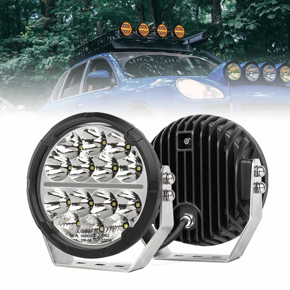 COLIGHT 6.5inch TrailBlazer Series E9 Marked LED Driving Lights With Yellow&White DRL