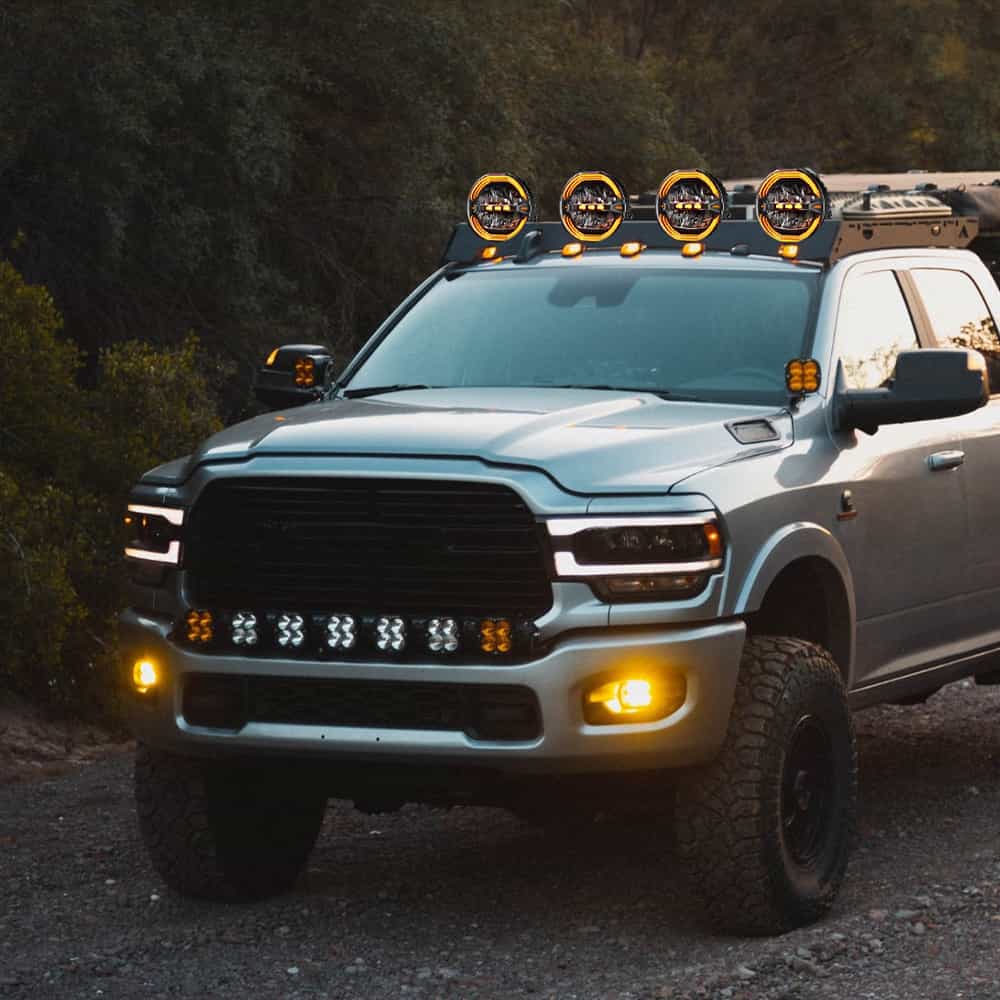 COLIGHT 9inch SharkX Series Offroad Driving Light-Hi Low Beam& Dual Color DRL