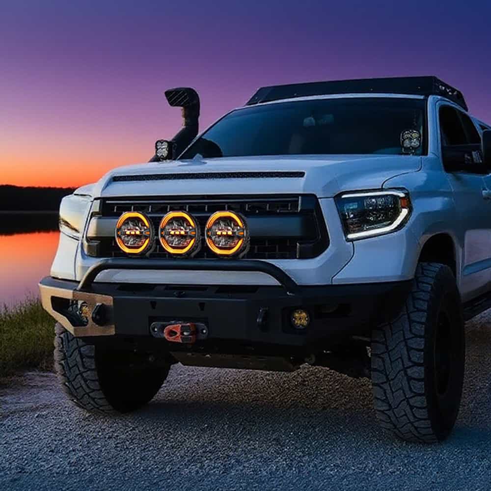 COLIGHT 9inch SharkX Series Offroad Driving Light-Hi Low Beam& Dual Color DRL