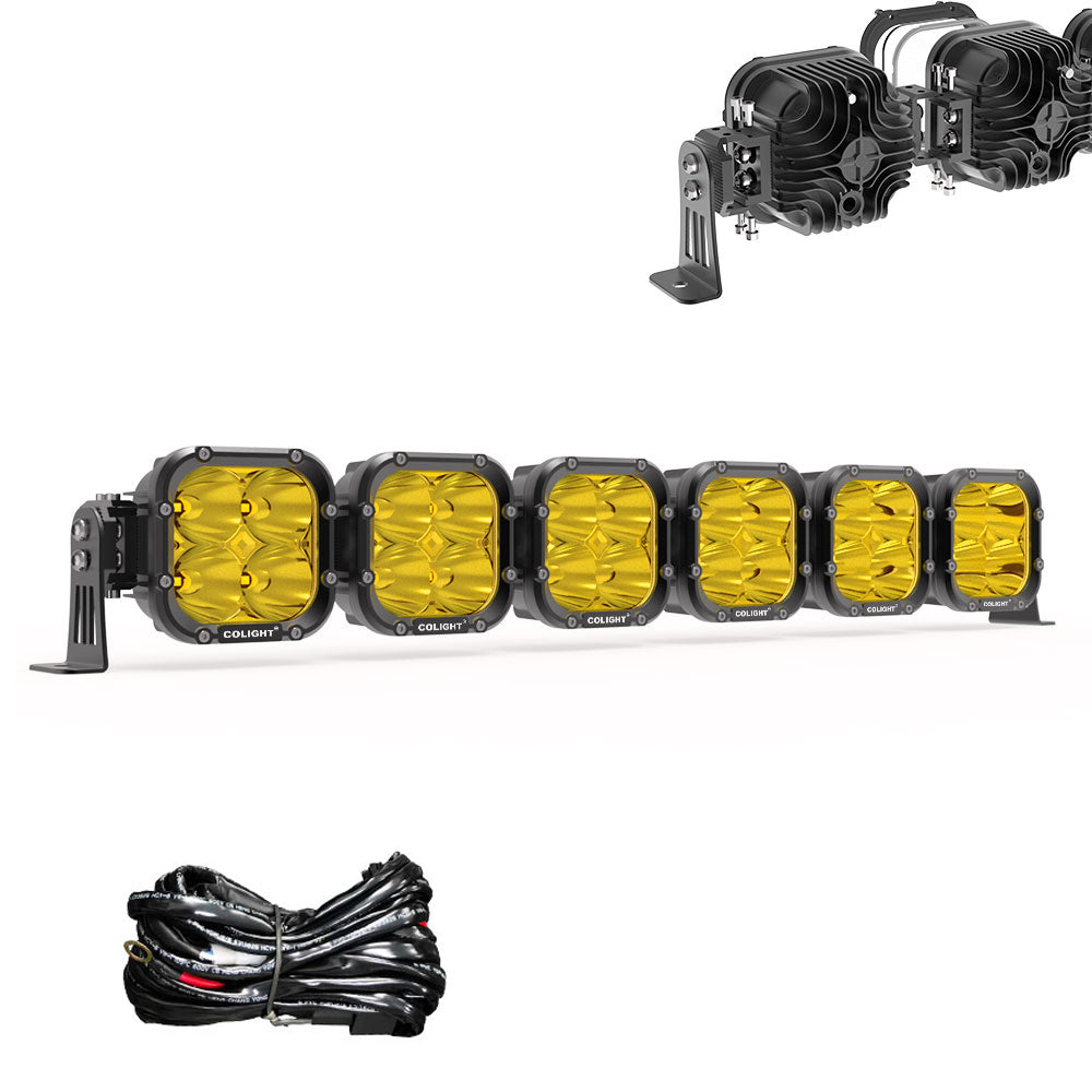 COLIGHT 32inch Cube4 Series LED Square Driving Linkable Light Bar-6 lamps