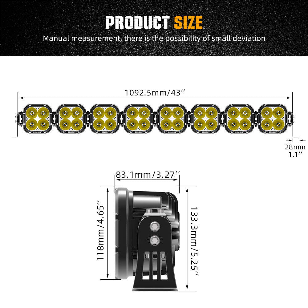 COLIGHT 42inch Cube4 Series LED Square Driving Linkable Light Bar