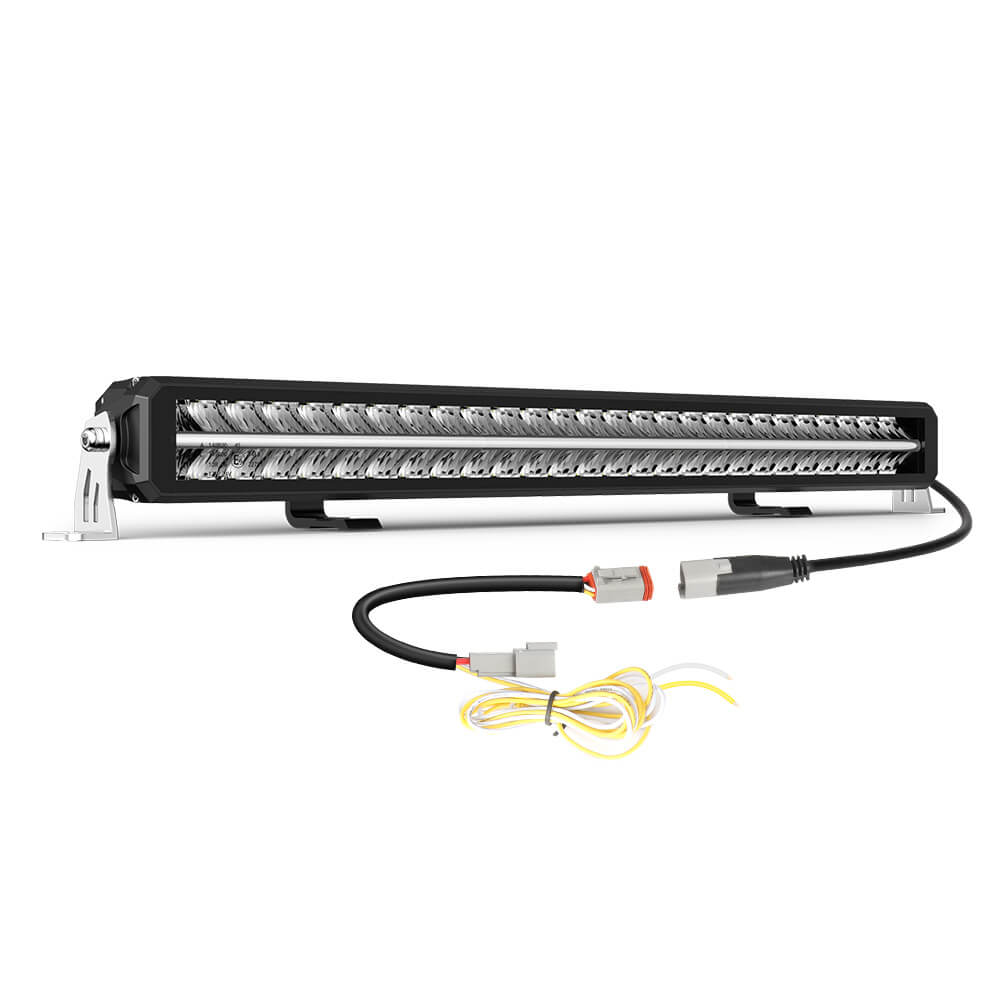 32-Zoll Polar Bear Serie Doppelreihige LED-Lichtleiste mit Weißem & Bernsteinfarbenem Tagfahrlicht (DRL)