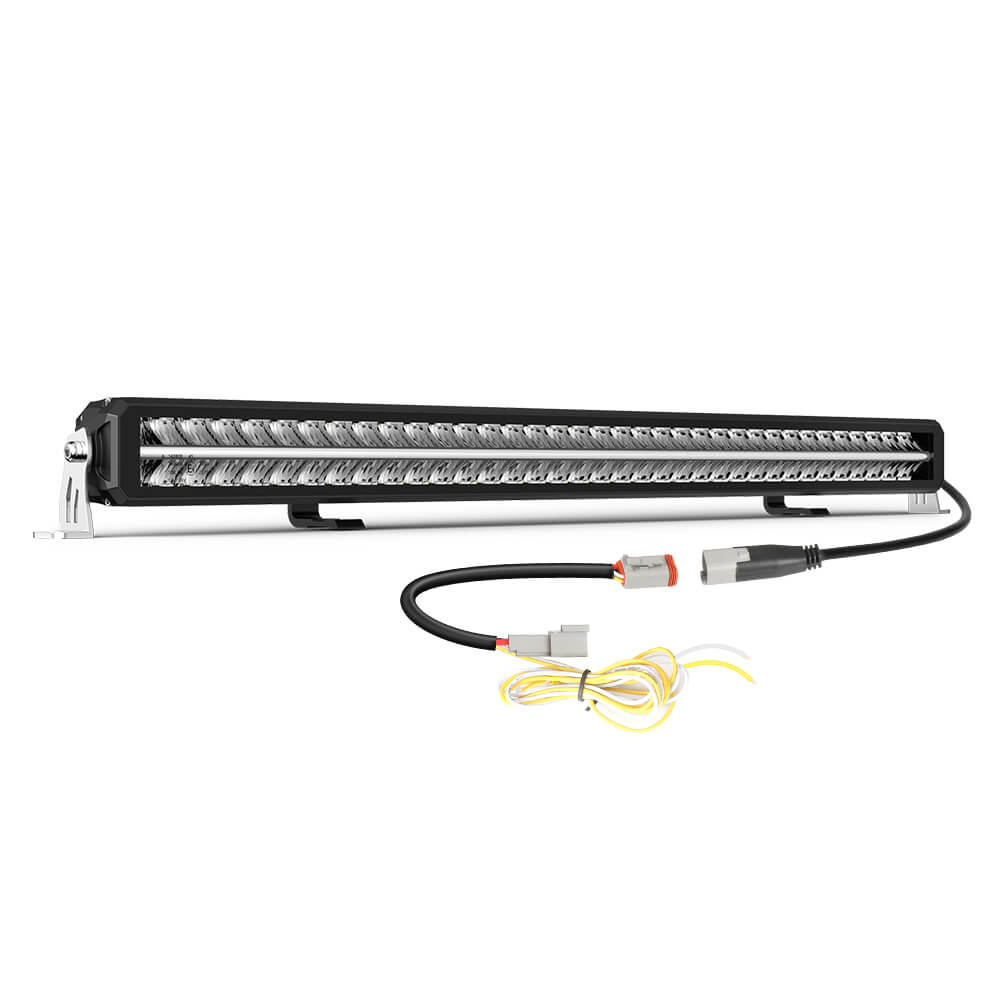 42-Zoll Polar Bear Serie Doppelreihige LED-Lichtleiste mit weißem & bernsteinfarbenem Tagfahrlicht (DRL)