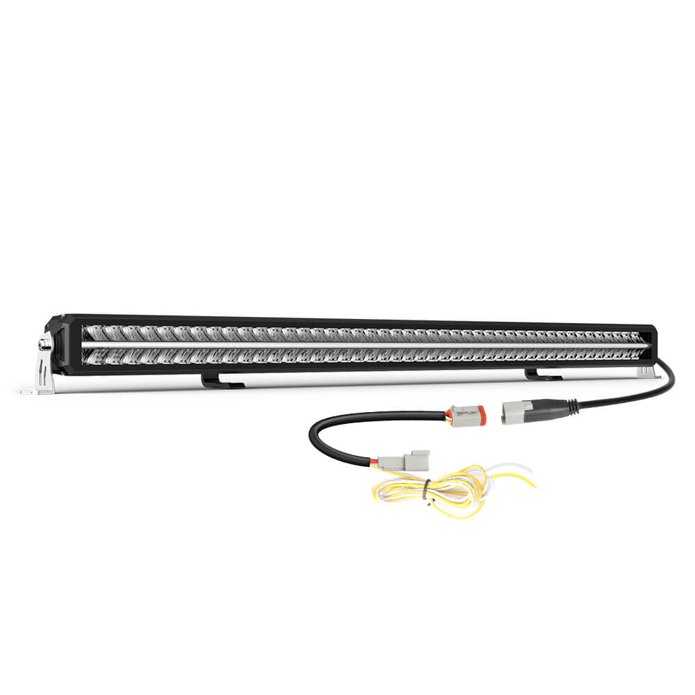 52-Zoll Polar Bear Serie Doppelreihige LED-Lichtleiste mit Weißem & Bernsteinfarbenem Tagfahrlicht (DRL)