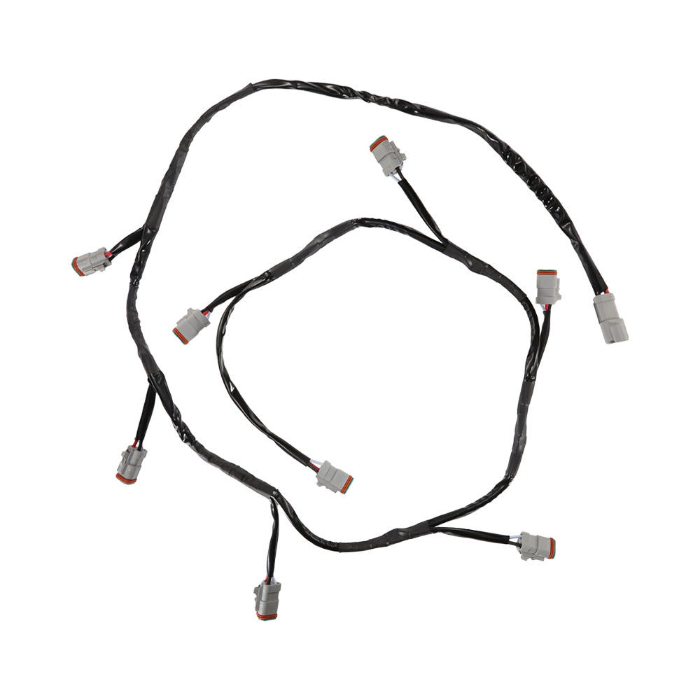 DT 3-Pin Splitter-Kabelbaum-Kit für 3/4/6/8 Stück V5 Serie Side Shooter Licht-Pods