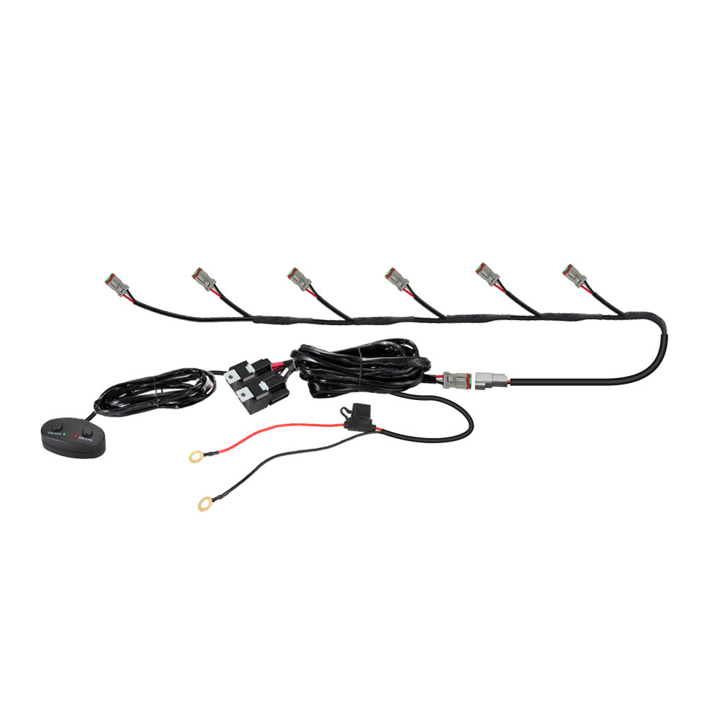 DT 2-poliges Splitter-Kabelbaum-Kit für 4/5/6/7/8/9/10 Lampen