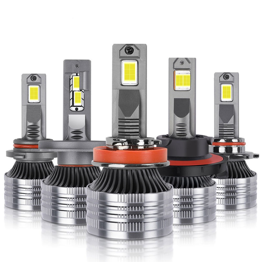 K18 Serie H4/H13/9005/9006/H11 Glühbirne - 160W/10000LM, 6000K (Set/2 Stück)
