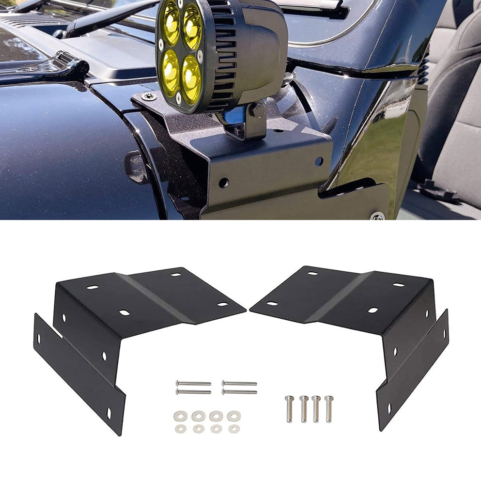2018-2021 Jeep Wrangler JL Untere Windschutzscheiben-Lichthalterungen