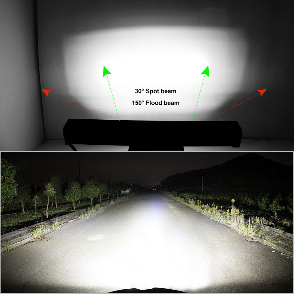 COLIGHT 52inch F13 Series Spot&Flood Beam Thick Light Bar With DRL