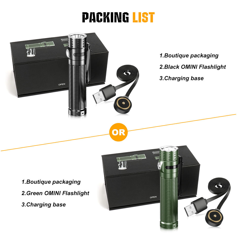 4inch HP Series 10W Wide Laser Beam Pocketable LEP Flashlight