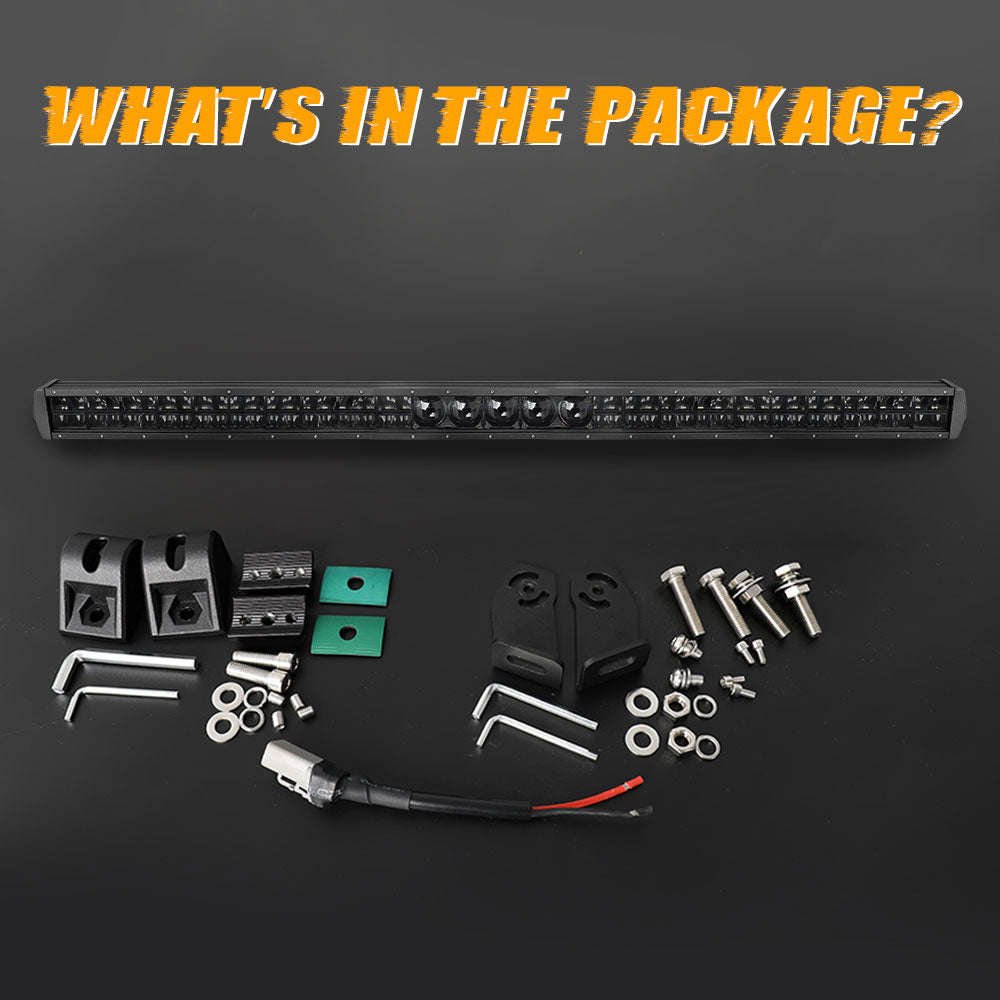 52inch F25 Series Multi Spot-projector Laser Module Dual Row LED Light Bar