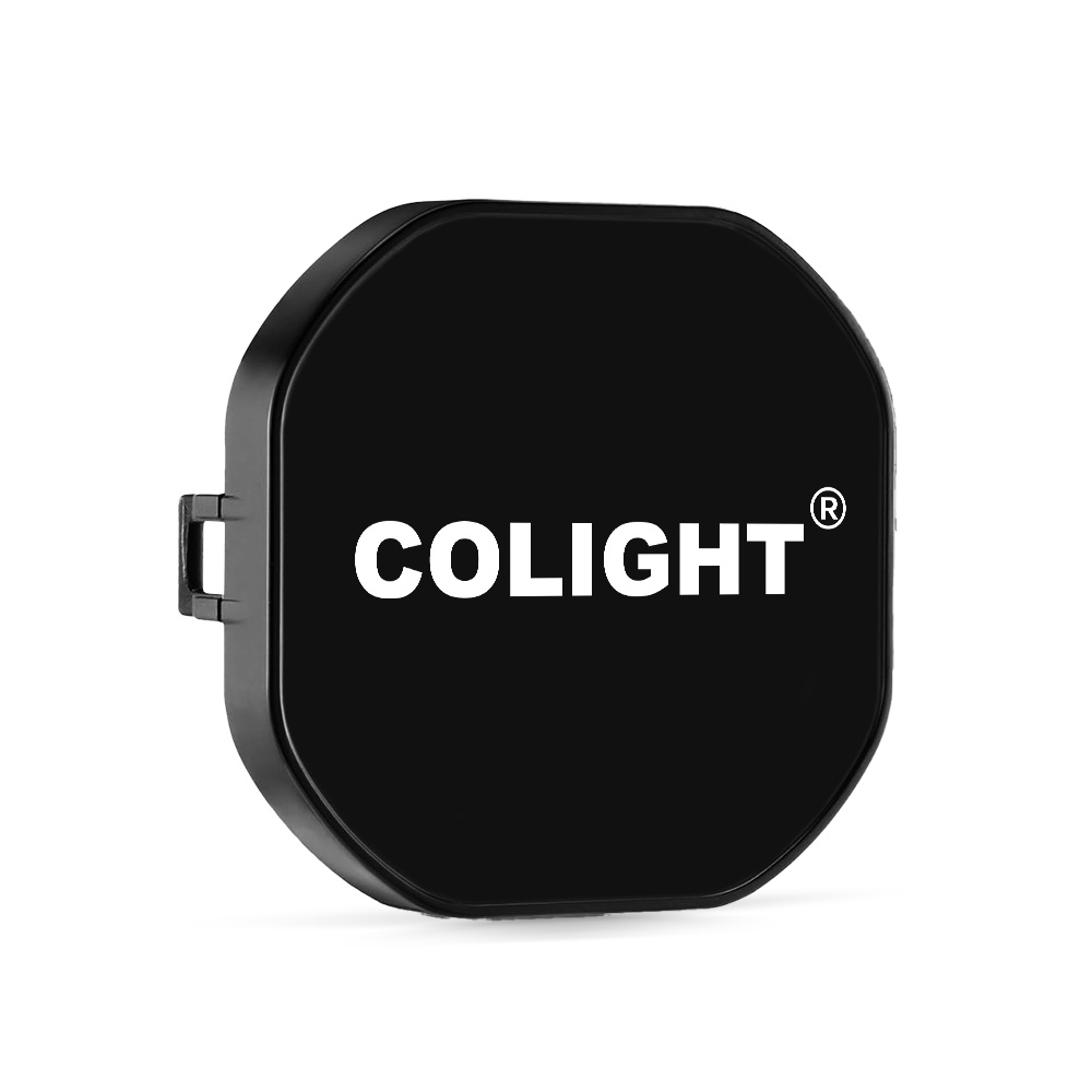 Cubierta Protectora Para Luz de Zanja Serie LA5 de 3 Pulgadas - Amarillo/Negro (Juego/2 piezas)