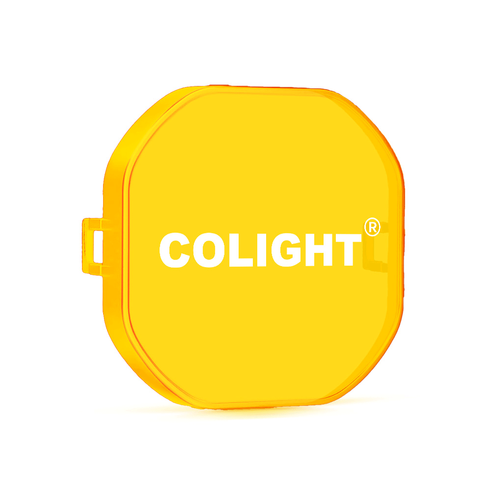 Cubierta Protectora Para Luz de Zanja Serie LA5 de 3 Pulgadas - Amarillo/Negro (Juego/2 piezas)