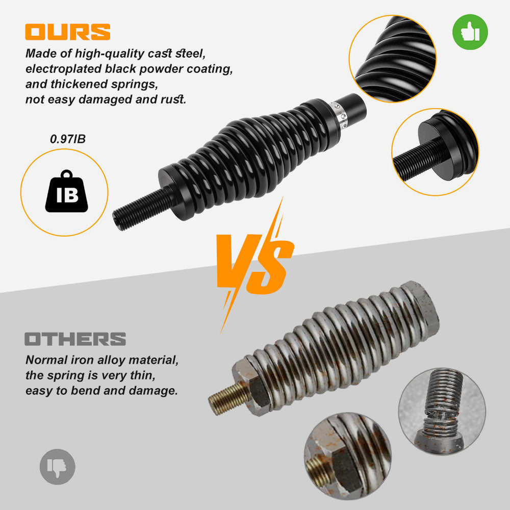 Heavy Duty Spring Mounts For the 1.75" Fat Whip Lights(Pair/2pcs)