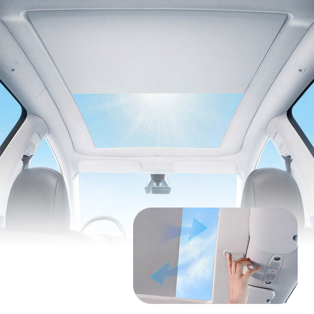 Tesla Model Y 2019-2023 Vollautomatische elektrische Glasdach-Sonnenblende