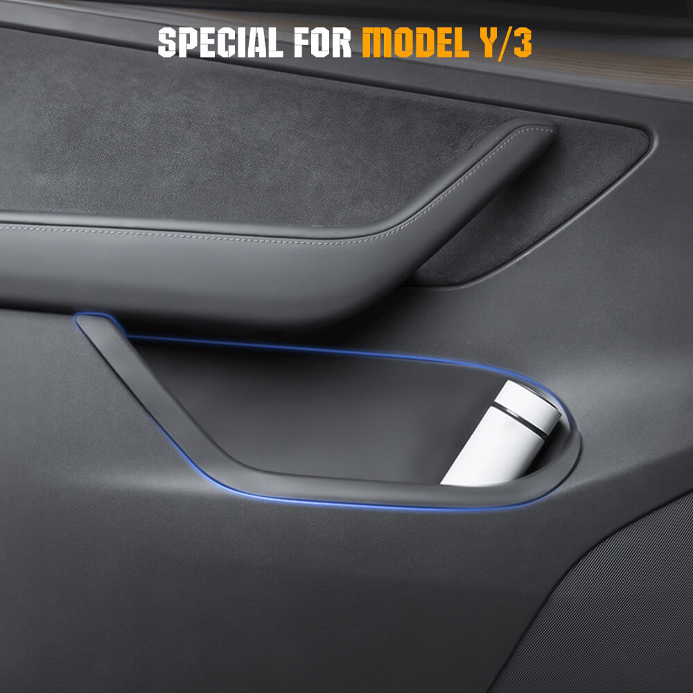 Tesla Model Y Full Cover TPE Waterproof Door Side Storage Box (Set/4pcs)