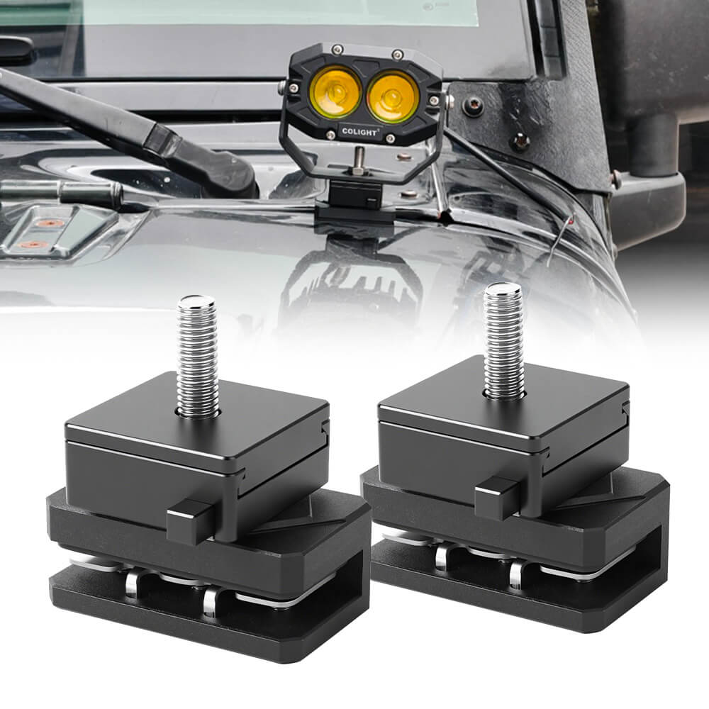 Quick Release Universal Hood Light Mounting Brackets
