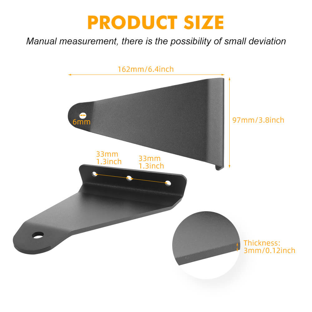 Upper Windshield Light Bar Mounting Bracket For Polaris Ranger 570/900/1000 Full Size