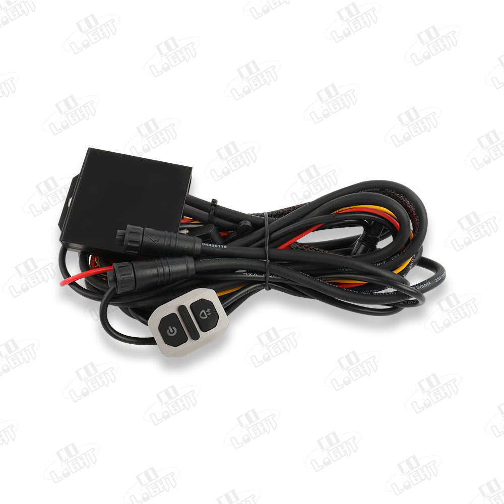 Faisceau de câbles étanche pour feux de moto de la série D07 de 4,5"