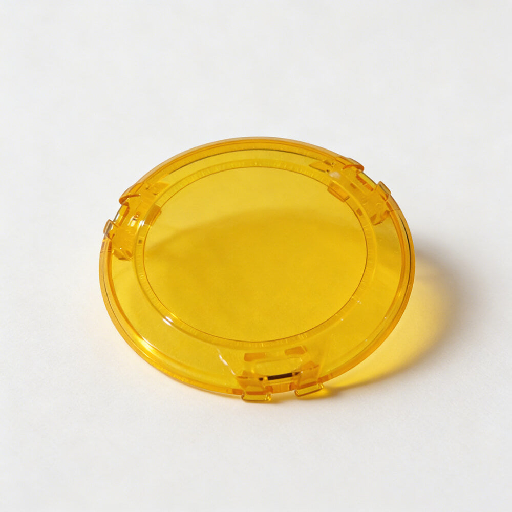 Protective Cover For 3.5inch D03 Series Motorcycle Lights-Yellow/Black(Set/2pc)