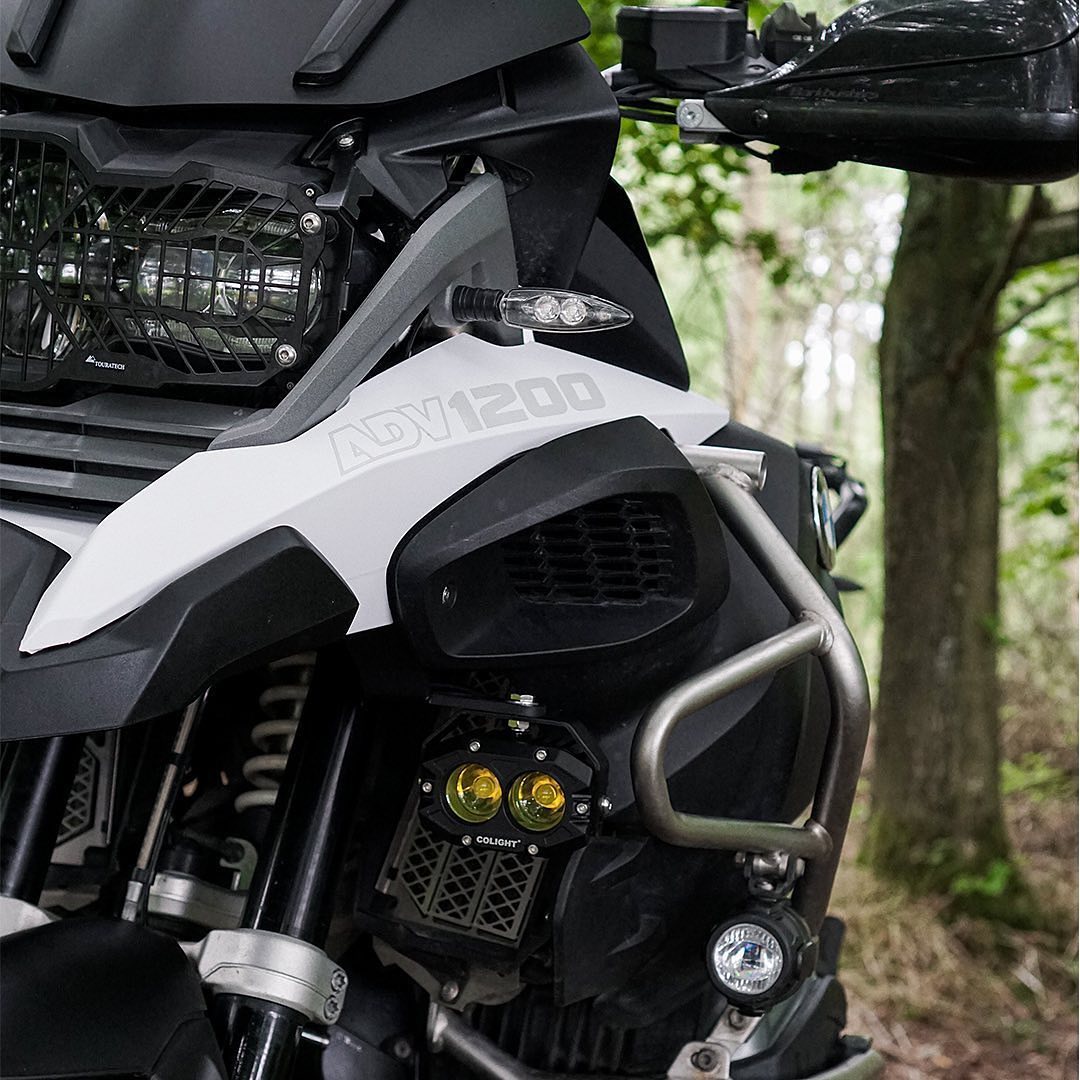 COLIGHT 4inch Rob2 Pro Series Yellow Flood Mptorcycle Lights