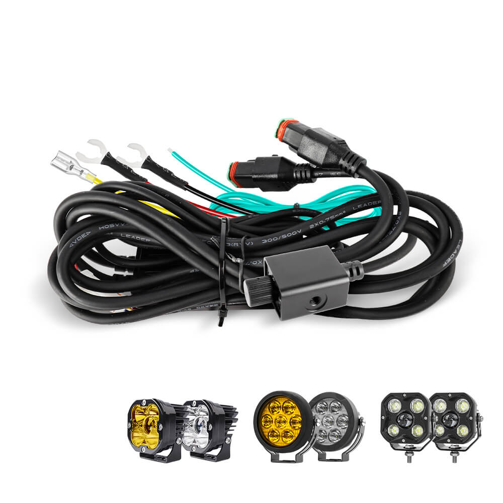 Dimmbarer Kabelbaum für CO LIGHT Einstrahl-Motorradlichter