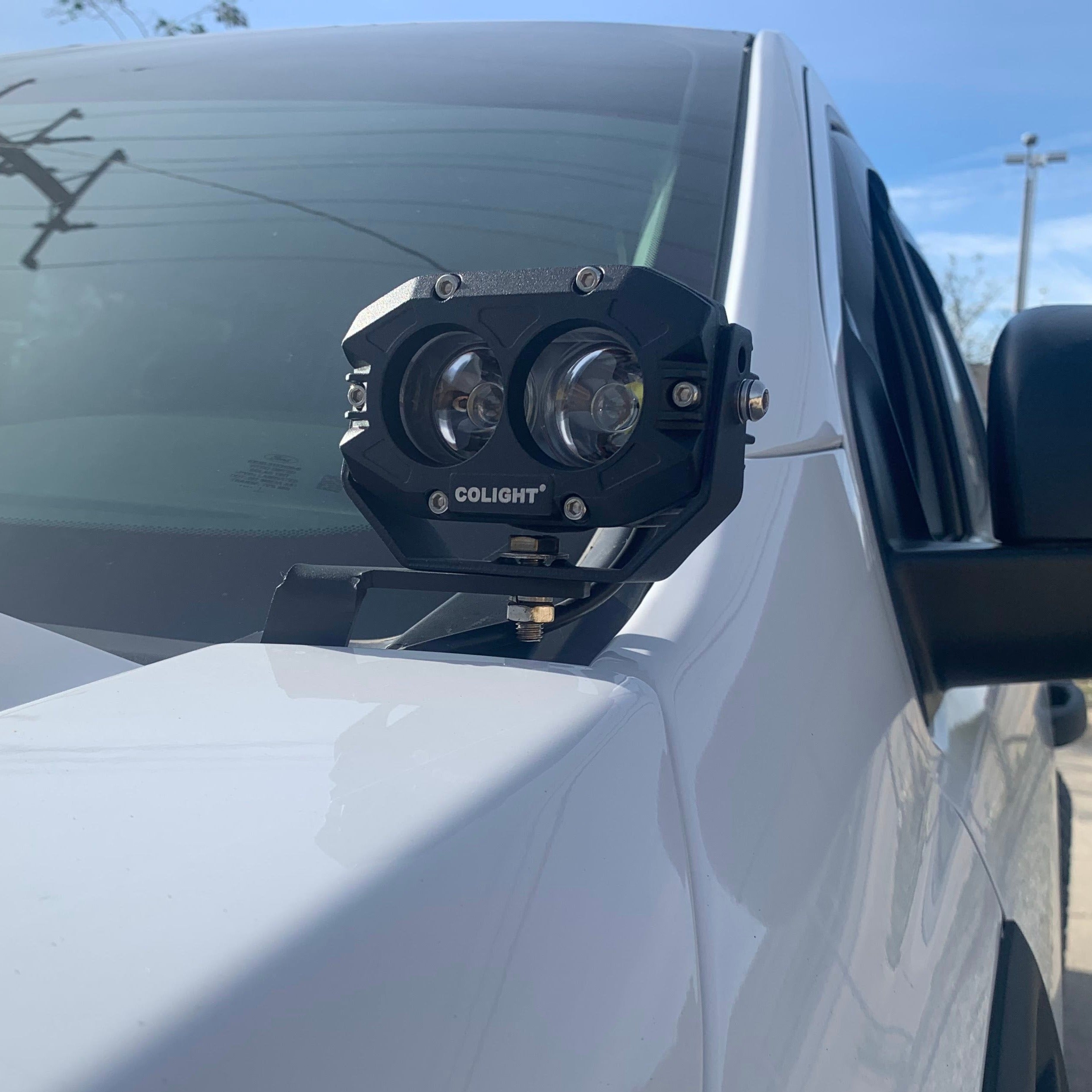 COLIGHT 4inch Rob2 Pro Series White Flood A-Pillar Lights