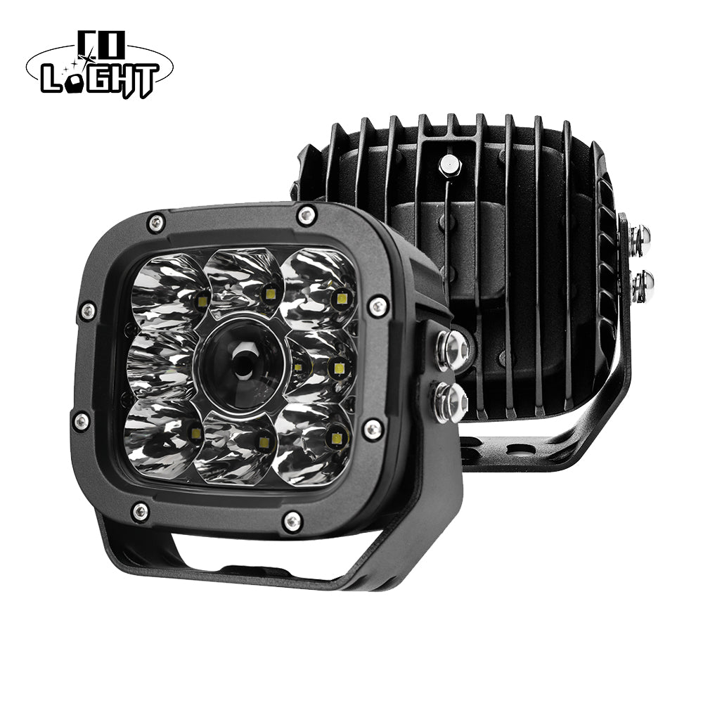 5 Inch Offroad Square Laser Light Pods