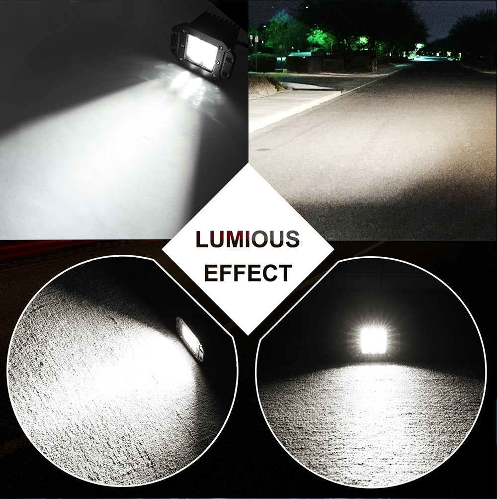 CO LIGHT G4 Serie 3 Zoll bündig montierte Nebelscheinwerfer - 8 LEDs System 24W