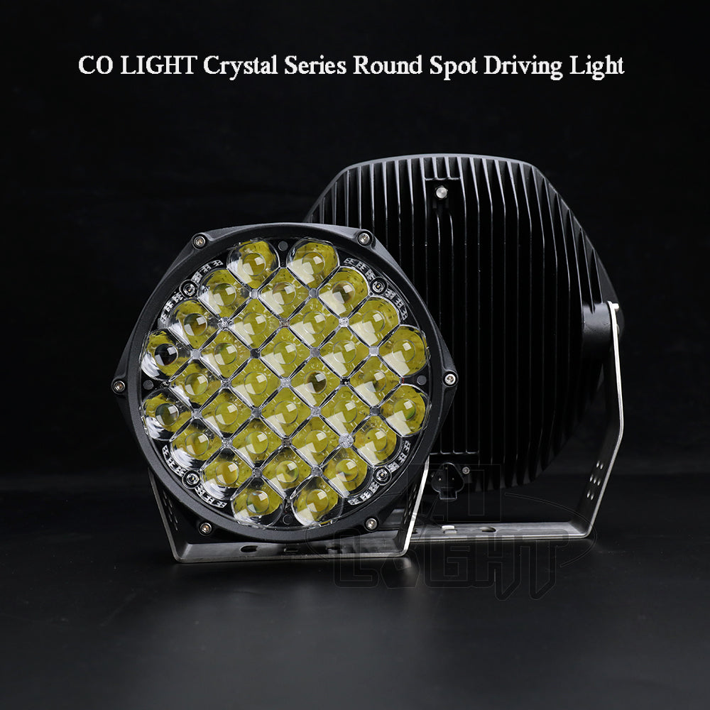 CO LIGHT 7inch/9inchCrystal Series Round Spot Driving Light With Parking Lights