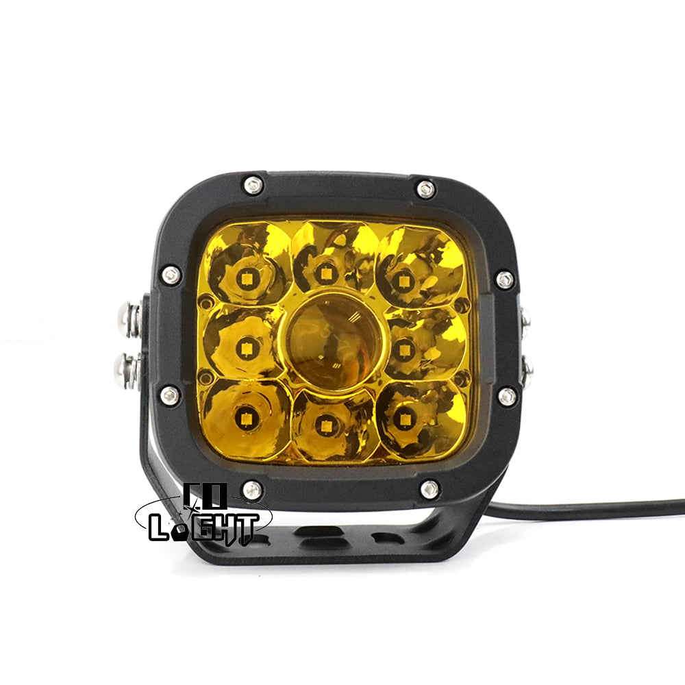 Colight 5 Inch Offroad Square Laser Light Pods