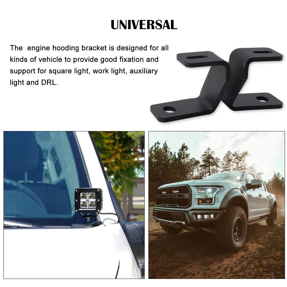 2017-2019 Ford F150 Raptor A-pillar Hood Mounting Brackets