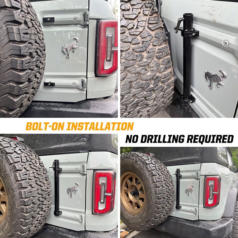 Soporte de montaje de luz de posición trasera para Ford Bronco 2021-2024