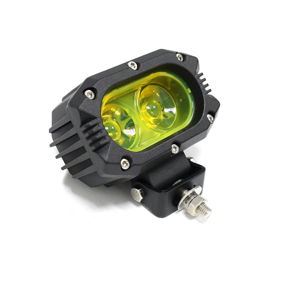 Colight 4 Inch Rob2 Series Yellow Flood Beam Ditch Light